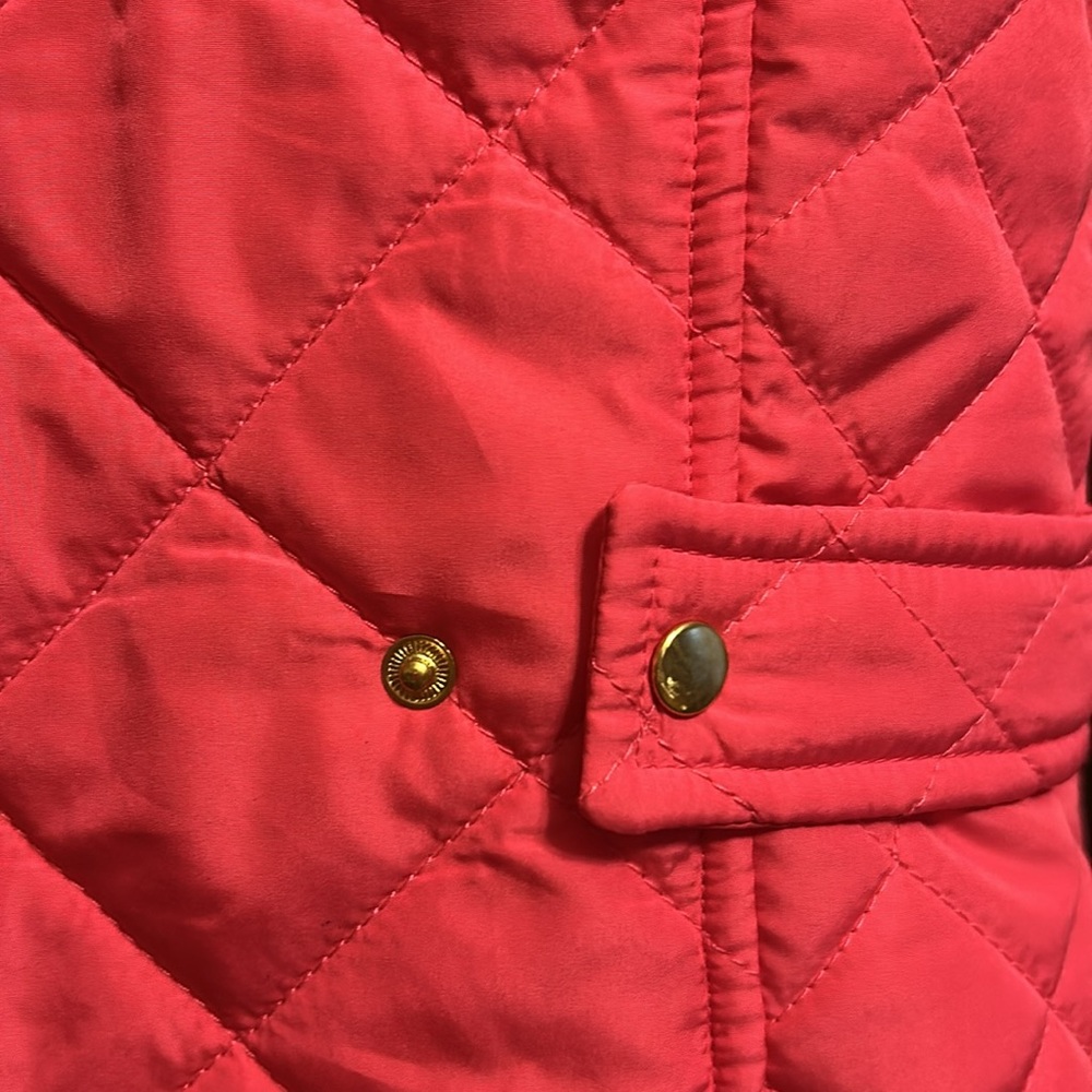 Women’s Crown & Ivy Hot Pink Zip front and zip pockets Gold hardware Medium NWOT - Picture 3 of 10